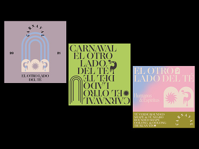 Carnaval Tea branding carnaval design editorial gradient identity illustration poster tea