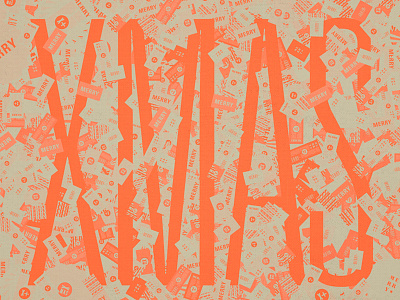 XMAS 365 holydays merry typography xmas