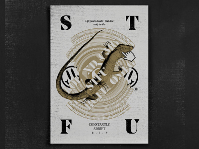STFU 365 design graphic lol omg poster rofl stfu