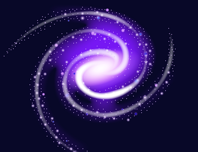 Galaxy galaxy graphic design illustration space sprite stars vector violet