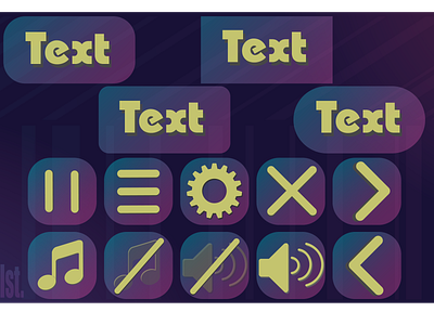 Gradient buttons