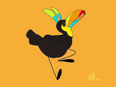 COCOA art bird characterdesign colourful design illustration illustration art photoshop toucan