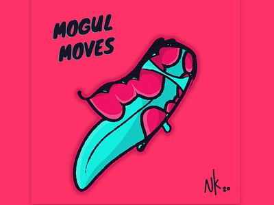 Mogul Moves album album cover art cartoon colourful design illustration illustration art teeth