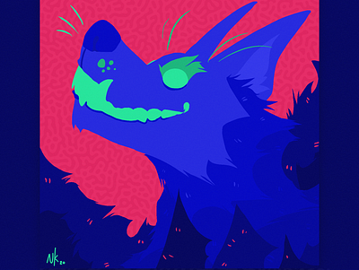 The Hound of Baskervilles art cartoon characterdesign colourful design illustration illustration art sherlock holmes werewolf wolf