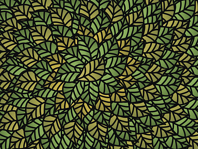 leaf pattern app art dailyui design green illustration leaf logo pattern ui ux wallpaper yellow