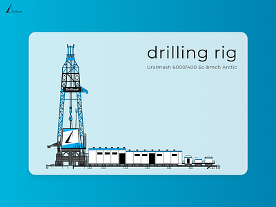 Drilling rig uralmsh 6000/400 Arctic
