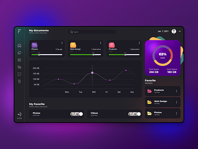 file manager dashboard
