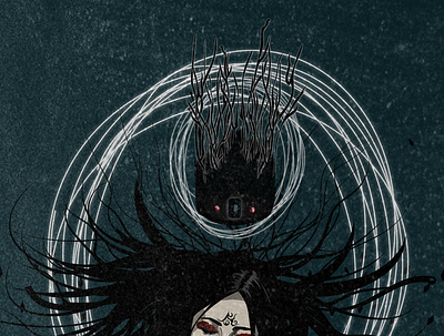 The Dark Queen art artist artwork character characterdesign dark design evil fantasy fantasyart flat gothic graphicdesign illustration illustrator mysterious queen witch witchcraft witchy