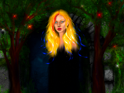 Firefly art character art character design digital drawing digitalart drawing elf fairy fantasy fantasy art firefly forest lotr magic forest mystical