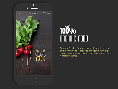 Organic Food Delivery android app app apps application brand branding dynamic fast delivery fresh grocery cart interface ios leaf mobile motion organic food plant search shop symbol icon user web
