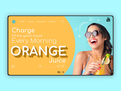 Fruit Juice | UI Landing Page concept