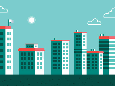 More lil' buildings buildings illustration vector