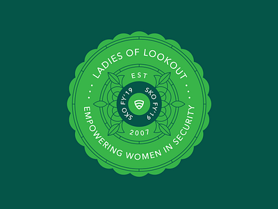 LoL badge ladies ladies of lookout lookout mobile security sko women