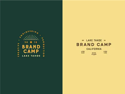 blimp crimp brand camp brand studio google logo type