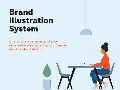Brand Illustration System branding flat illustration illustrator minimal