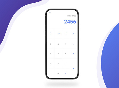 Mobile calculator app design flat mobile ui ui design uichallenge