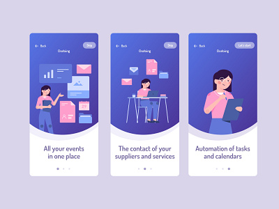 Onboarding dodoing app app app design dailyui design mobile ui design uichallenge