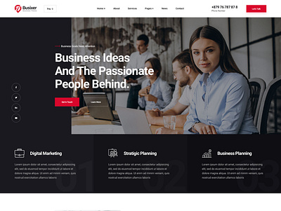 Burento - HTML5 business corporate template business corporate css3 design html css html5 ui ui ux ui design uidesign web webdesign website