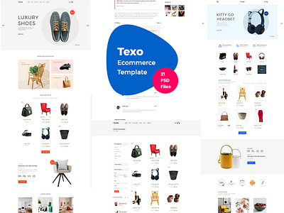 Texo - minimal ecommerce template