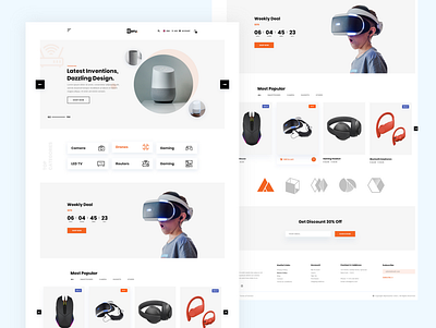 Goru - Ecommerce PSD Template css3 design front end front end front end development frontend html5 minimal ui ux ui design ui ux design ui ux web web design