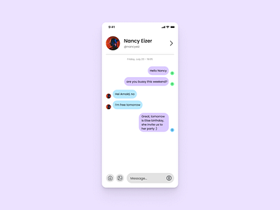 Direct Message - Daily UI 013