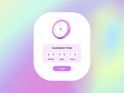 Countdown Timer - Daily UI 014