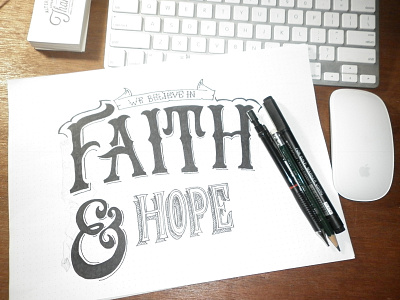 hand lettering project