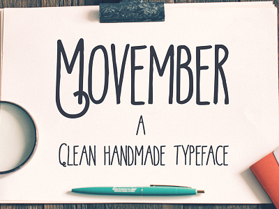 Movember typeface