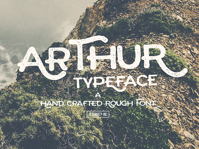 Arthur Typeface font old school retro typeface typography vector victorian vintage