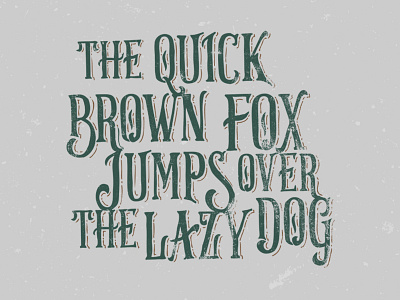 Brown Fox - new typeface project coming soon