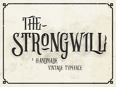 Strongwill Typeface