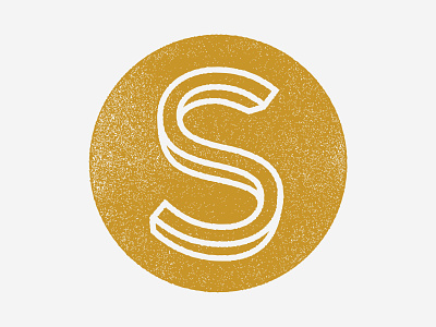 The letter S letter logo minimal outline s simple type typography