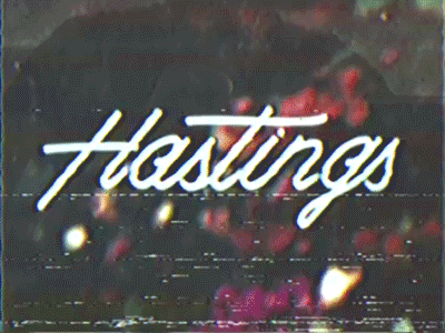 Hastings Lettering 90s album analog hastings lettering music script vhs vintage