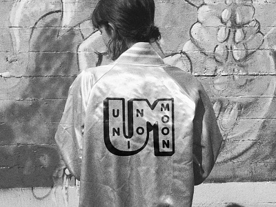 Union Moon Jacket band clothing logo mark merchandise music screen print union moon