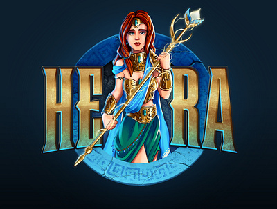 Hera Gaming Logo branding characterdesign digital art digital painting fortnite illustration illustration art illustration design illustrations logo