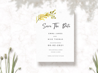 Free Save The Date Template anniversary boho save the dates celebration ceremony create date green greeting happiness invitation joy love marriage marry party pink postcard red save stamp