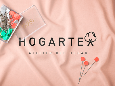 HOGARTEX / Branding brand identity branding design logo textiles tipography