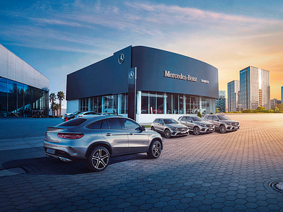 Mercedes-Benz / Nuevo Showroom en Lima adobe photoshop dirección de arte mercedes benz perú redes sociales