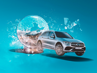 Mercedes-Benz / Lanzamiento GLC adobe photoshop art direction autos camioneta concept mercedes benz merrychristmas montaje off road retoque trasporte