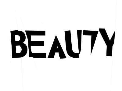 Beauty beauty conceptual conceptual typography editorial experimental helvetica scanned type scanner type type experiment type specimen typography