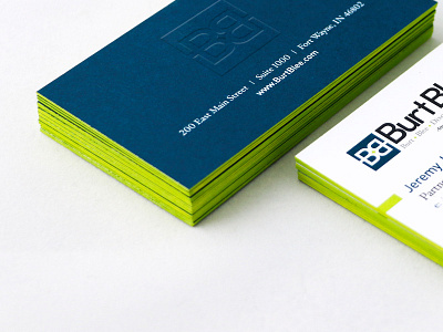 Painted Edge Business Cards