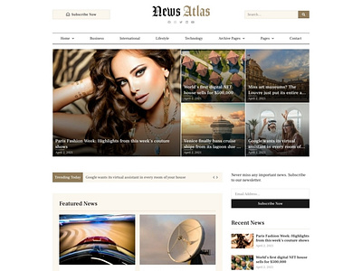 NewsAtlas – News & Magazine Elementor Template Kit