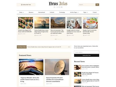 NewsAtlas – News & Magazine Elementor Template Kit