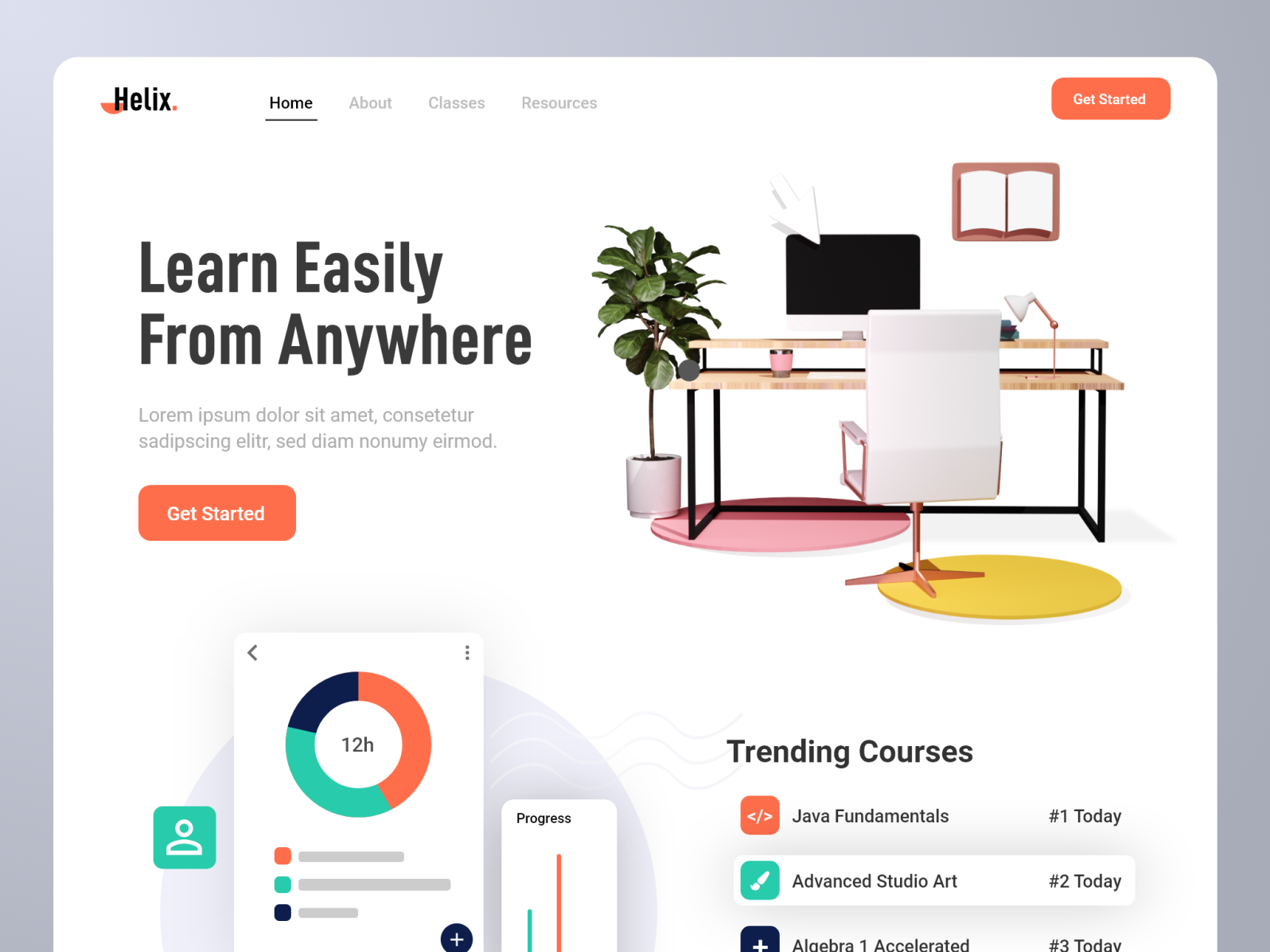 Education Landing by Galif on Dribbble