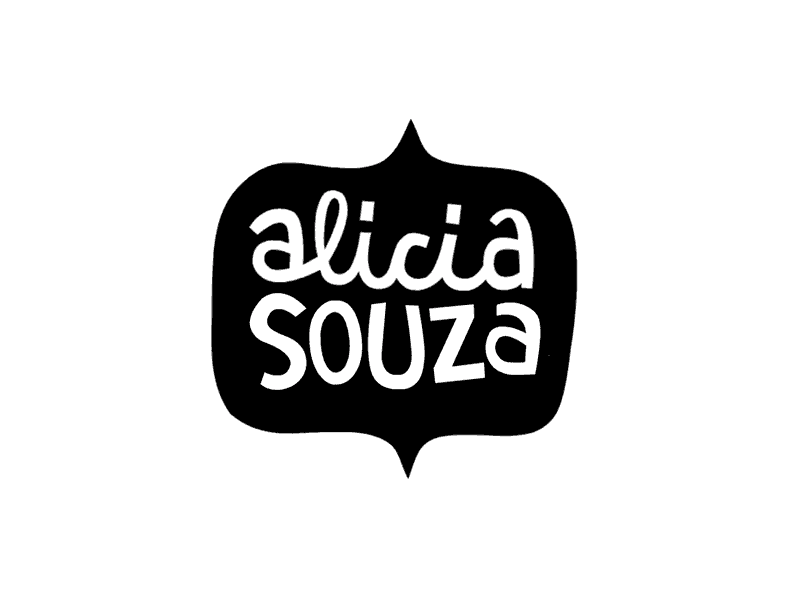 Alicia Souza Logo 2d adobe animate alicia animation bangalore cel frame by frame illustrator india logo motion motionographer