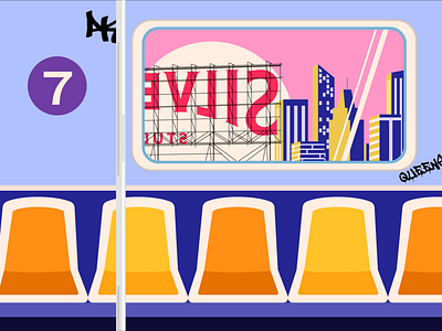 NYC Subway Illustration design illustration vector