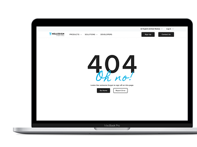 HelloSign 404 Page 404 design challenge ui design ux design