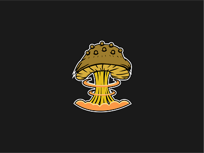 BOOM MUSHROOM boom boommushrooms illustrator logodesign logomushrooms mushrooms stickers t shirt