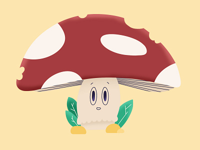 Happy Mushroom animation character character design character illustration cute illustration motion graphics mushroom