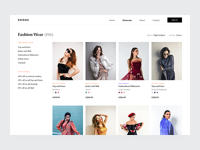 Fashion/E-Commerce Website akhil sunny branding design ecommerce ui ecommerceui high fashion minimal pixalchemy ui ux web web design web ui white background